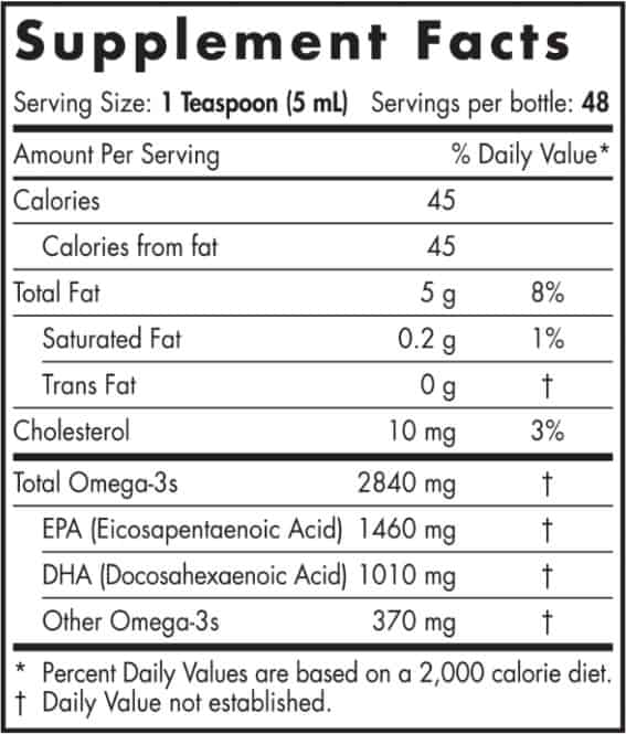Nordic Naturals Ultimate Omega Lemon 237ml